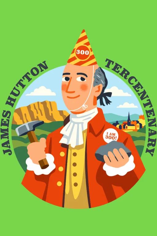 James Hutton Tercentenary event artwork