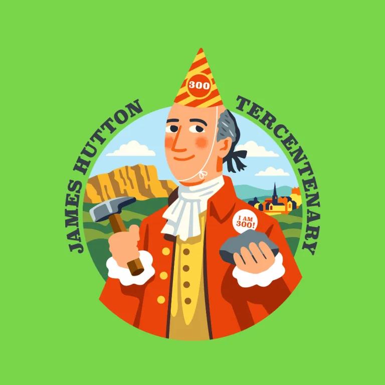 James Hutton Tercentenary event artwork