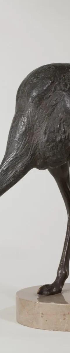 August Gaul, Strutting Ostrich, 1903