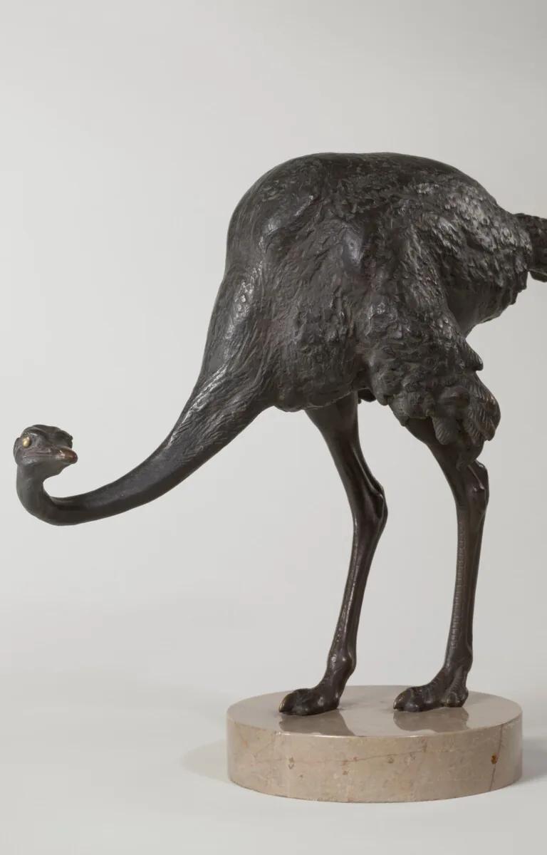 August Gaul, Strutting Ostrich, 1903