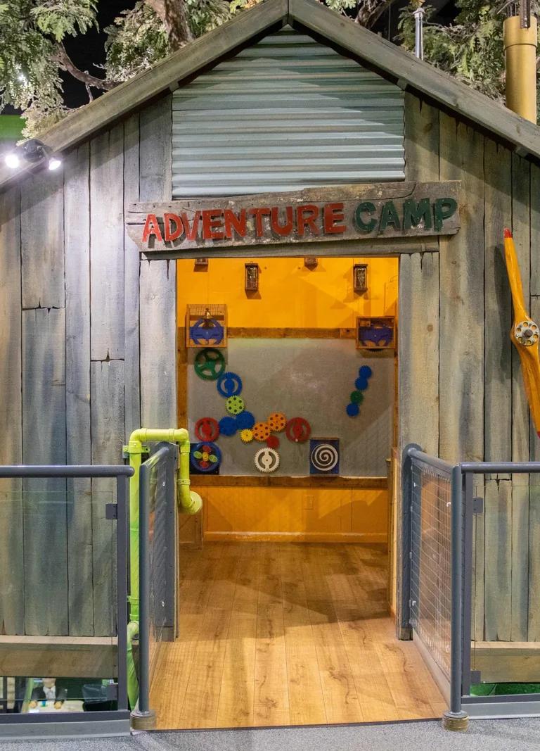 The Adventure Camp indoor tree house gallery at Please Touch Museum