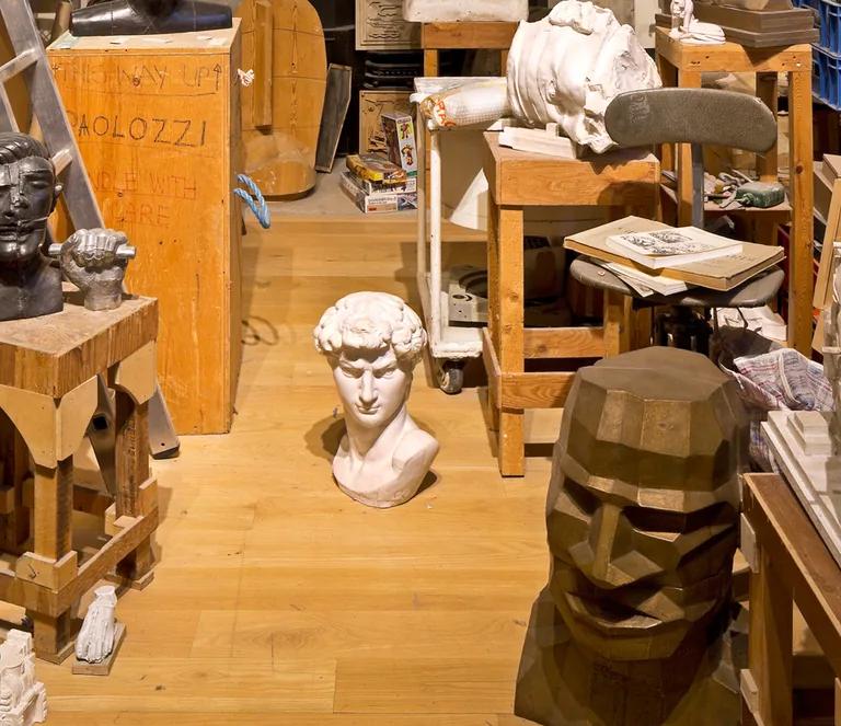 The recreated studio of Eduardo Paolozzi at Modern Two