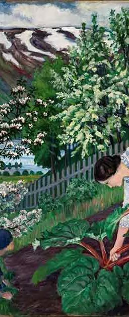 Nikolai Astrup, Rhubarb (1911-21), exhibition image