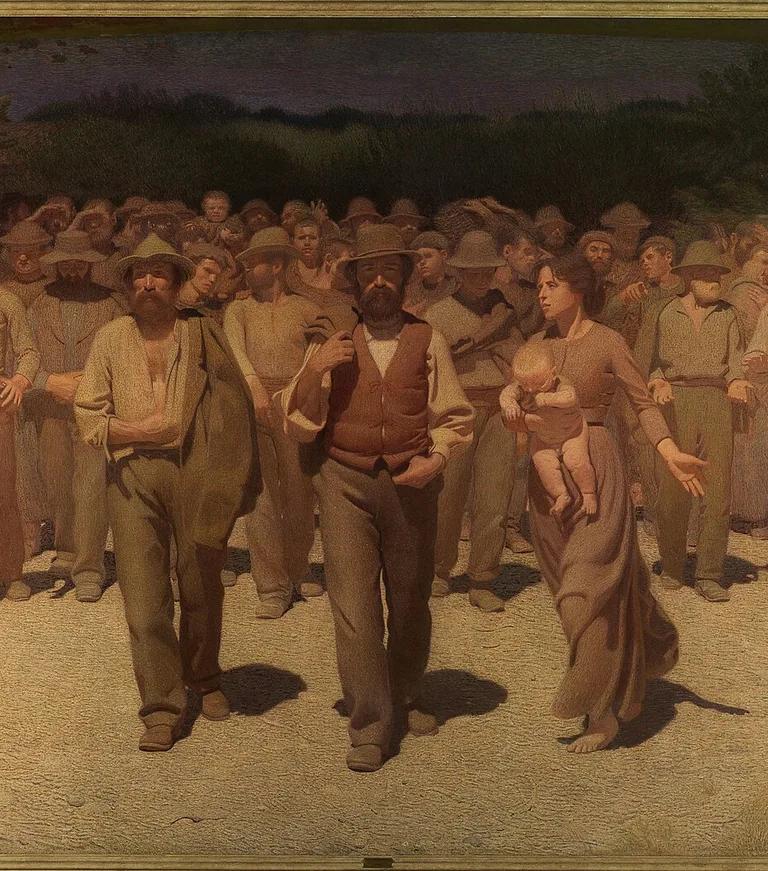 Il Quarto Stato by Giuseppe Pellizza da Volpedo