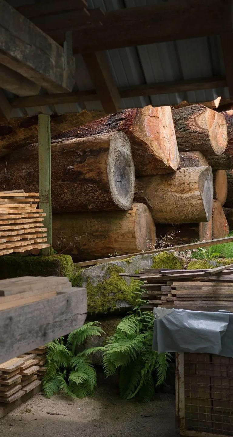 This Is Not a Forest wood installation at DAC