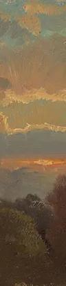 Nineteenth-century oil sketch from the Luminous Color exhibition