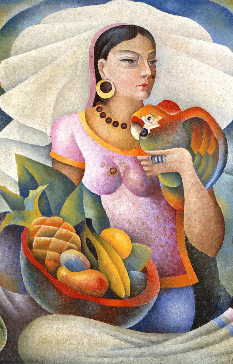 Jorge González Camarena, El perico, 1927, oil on canvas