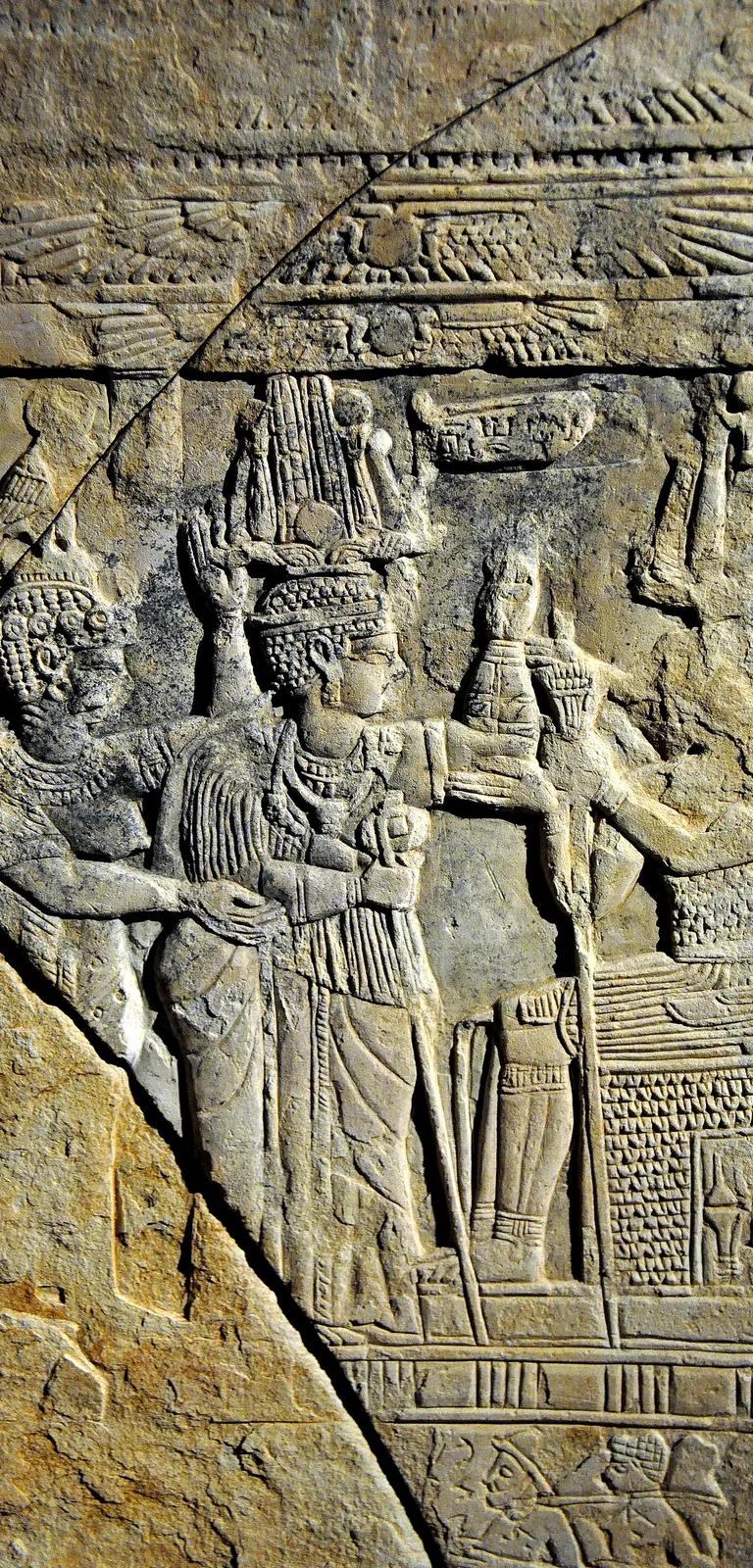 Stele of Queen Amanishakheto, from Naga in modern-day Sudan, 1st century CE, Staatliches Museum Ägyptischer Kunst, Munich