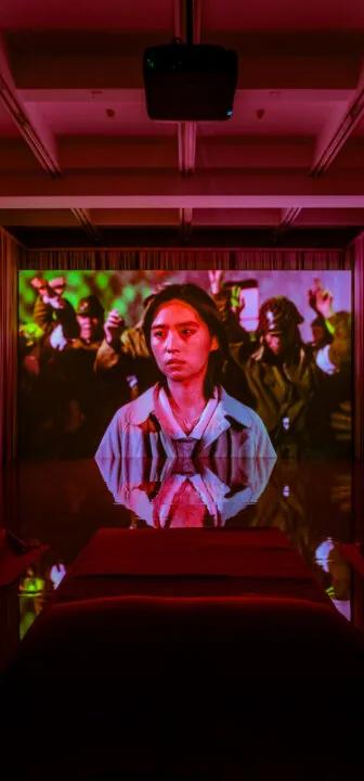 Film still from Diane Severin Nguyen's exhibition at Haus der Kunst
