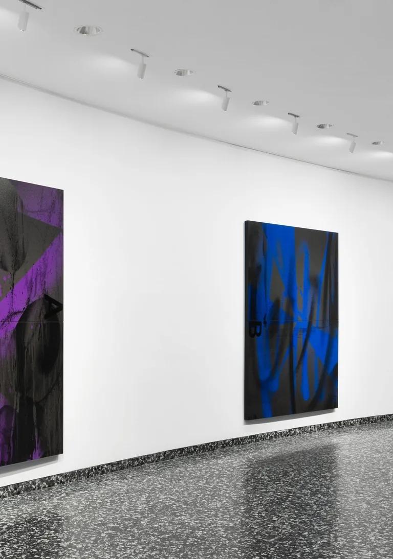 Installation view of Adam Pendleton: Love, Queen at the Hirshhorn Museum