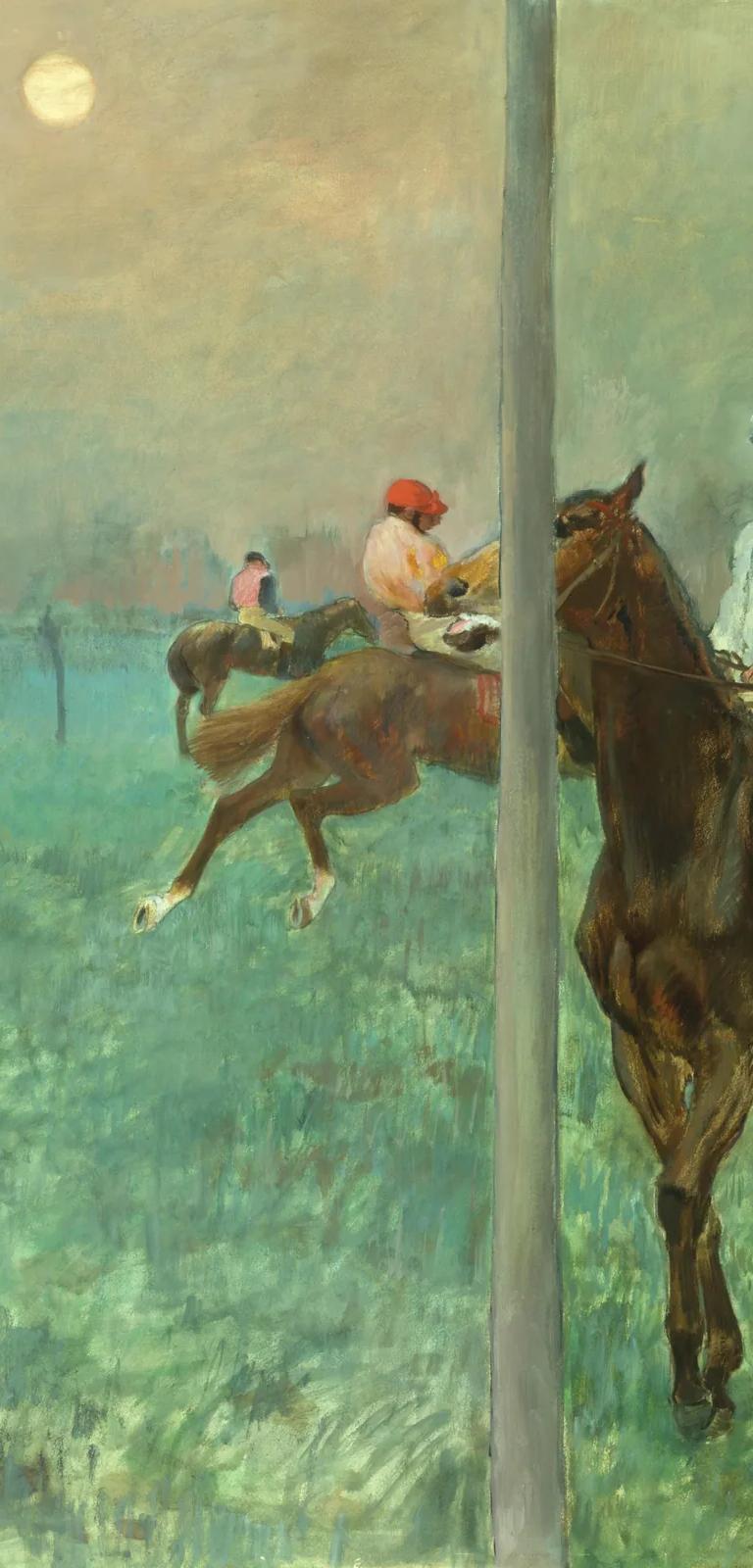 Jockeys by Edgar Degas, Barber Institute of Fine Arts