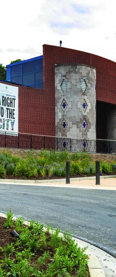 Exterior of the Smithsonian's Anacostia Community Museum at 1901 Fort Place SE, Washington, D.C.