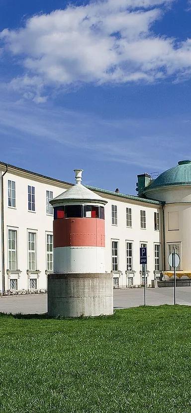 Exterior of the Swedish Maritime Museum (Sjöhistoriska museet) on Djurgårdsbrunnsvägen, Stockholm