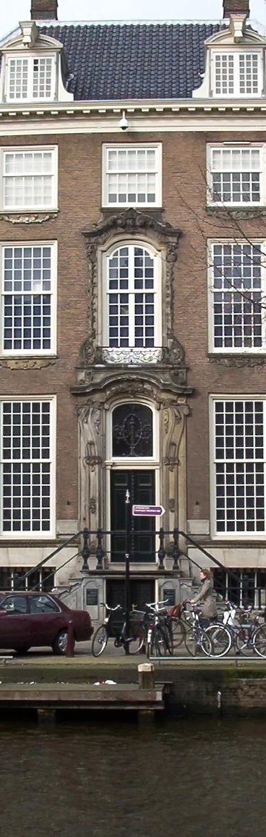 Exterior facade of Museum Willet-Holthuysen on the Herengracht canal, Amsterdam