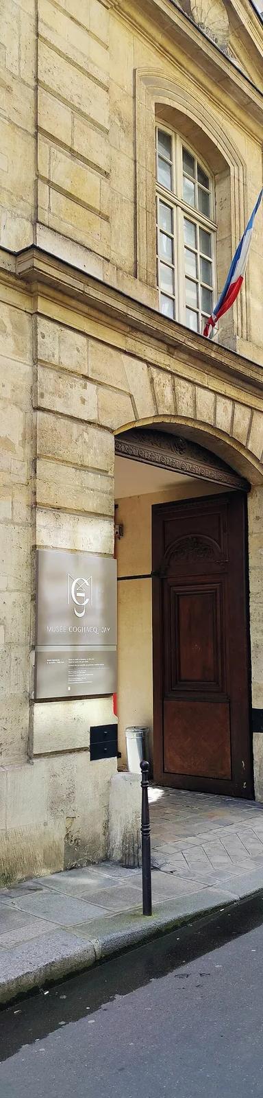 Facade of the Hôtel de Donon, home of the Musée Cognacq-Jay, at 8 rue Elzévir in the Marais, Paris