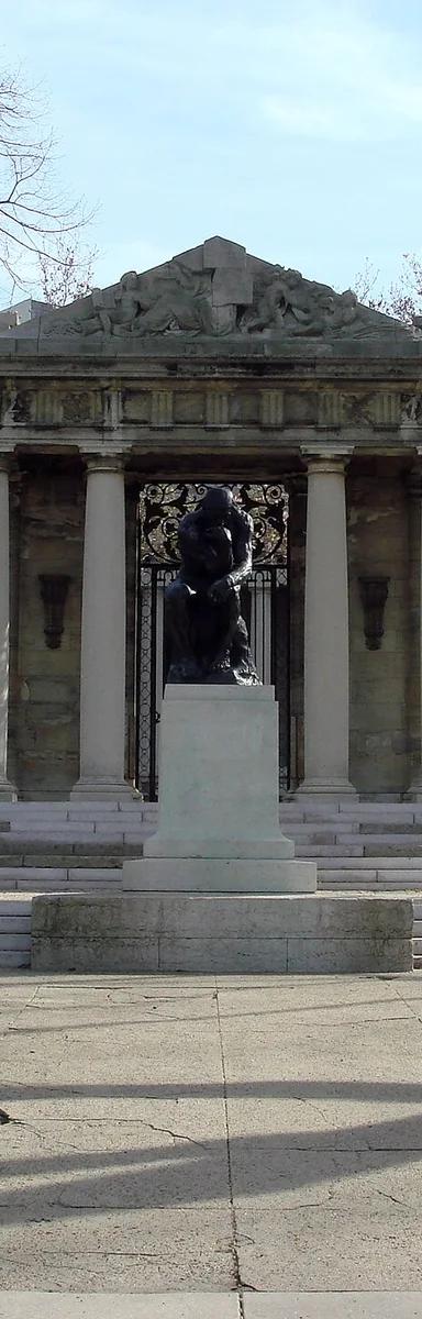 Beaux-Arts facade of the Rodin Museum on Benjamin Franklin Parkway, Philadelphia, designed by Paul Cret