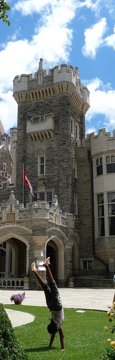 Exterior of Casa Loma castle in Toronto