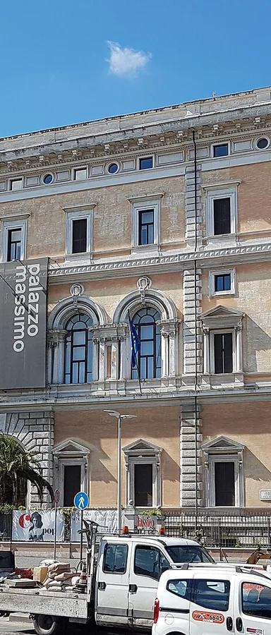 Exterior facade of Palazzo Massimo alle Terme, Rome