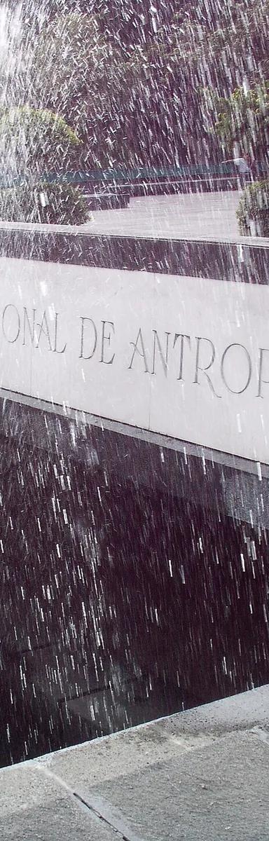 Exterior of the Museo Nacional de Antropología in Chapultepec Park, Mexico City