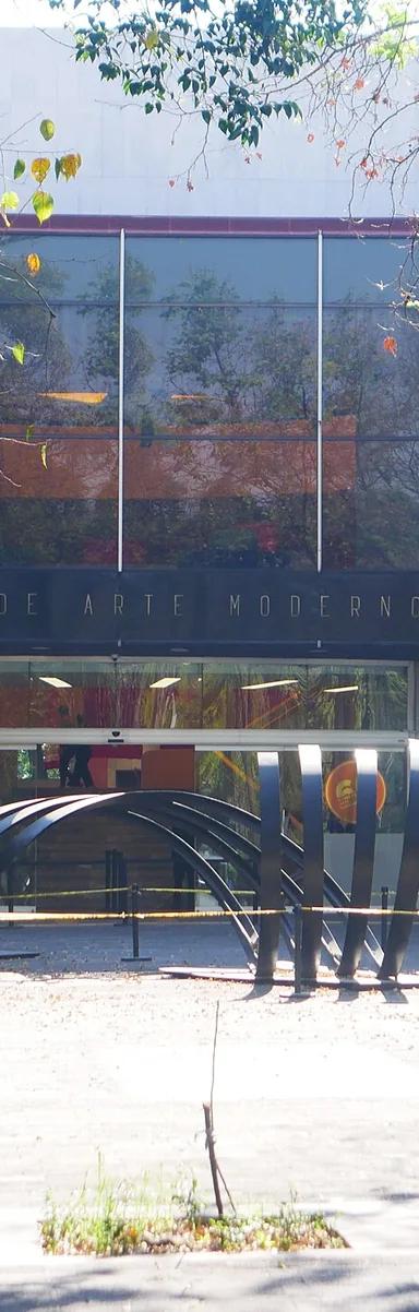 Facade of the Museo de Arte Moderno in Bosque de Chapultepec, Mexico City