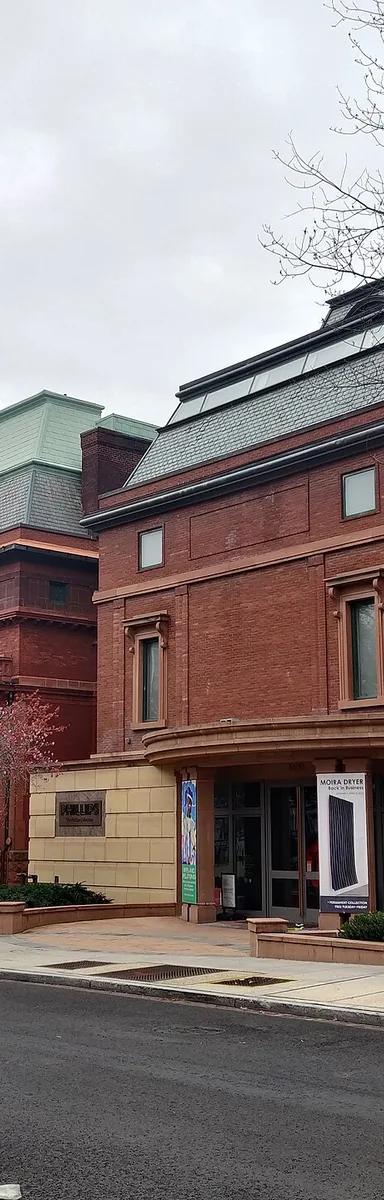 Exterior of The Phillips Collection museum building at 1600 21st Street NW in Dupont Circle, Washington DC