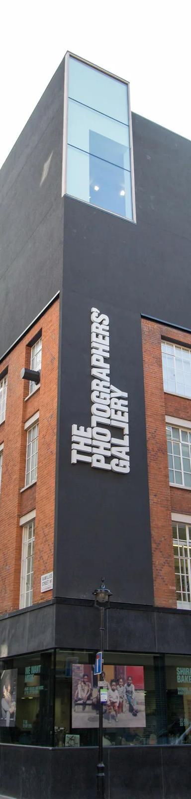The entrance to The Photographers' Gallery on Ramillies Street in Soho