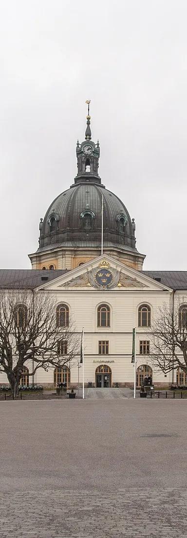 Exterior of the Armémuseum building on Riddargatan, Stockholm