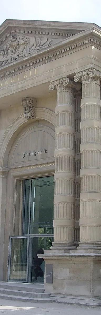 Exterior of the Musée de l'Orangerie in the Tuileries Garden, Paris