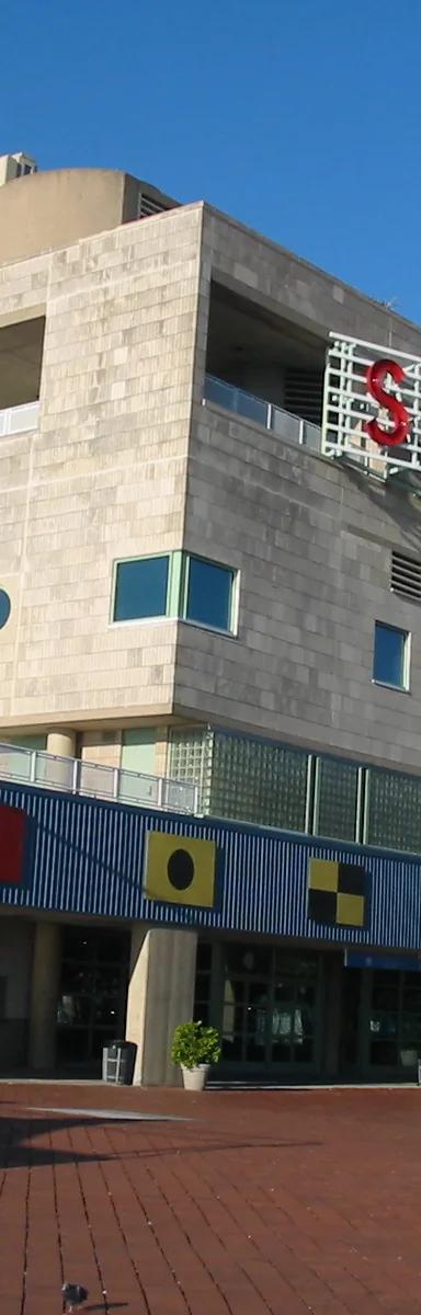The Independence Seaport Museum building on Penn's Landing, Philadelphia
