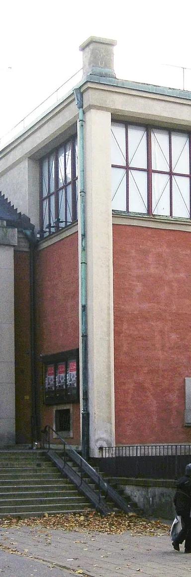 Classicist facade of Liljevalchs konsthall on Djurgården, Stockholm