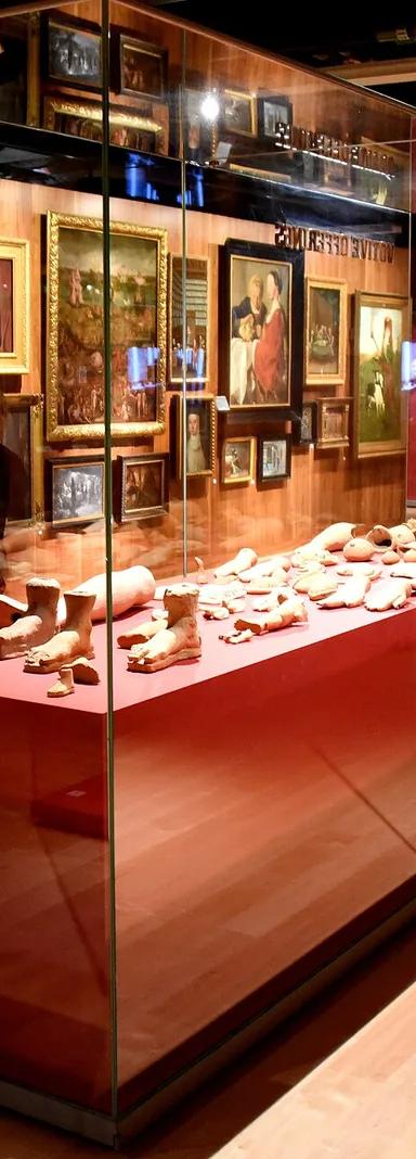 One of the halls of the Wellcome Collection