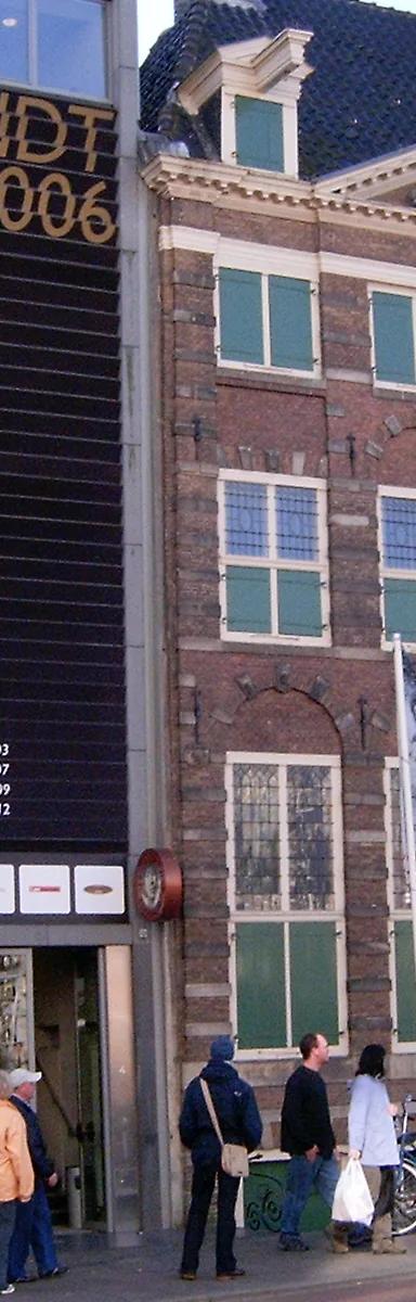 Exterior of the Rembrandt House Museum on Jodenbreestraat, Amsterdam