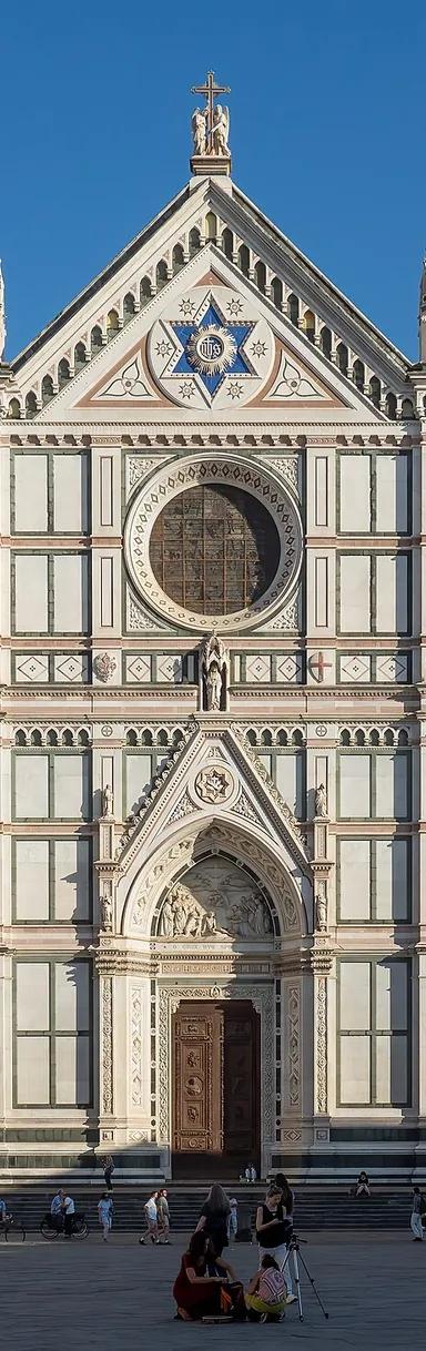 Facade of the Basilica di Santa Croce, Florence