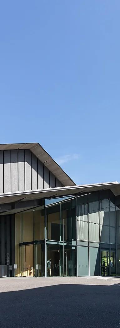 Exterior of the Nezu Museum, Tokyo, designed by Kengo Kuma