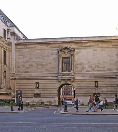 The entrance to the Science Museum on Exhibition Road