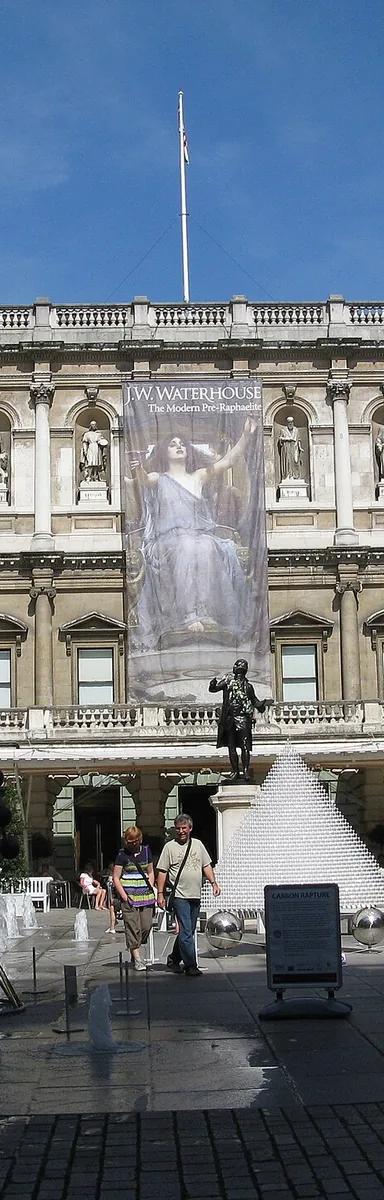 Burlington House, home of the Royal Academy of Arts on Piccadilly
