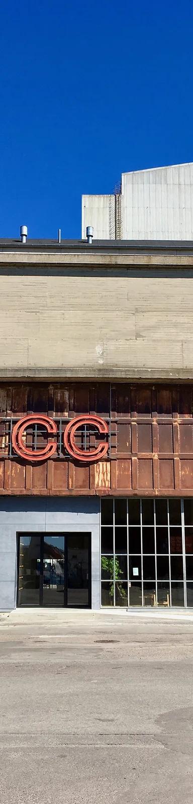 Exterior of Copenhagen Contemporary's industrial hall on Refshaleøen, Copenhagen