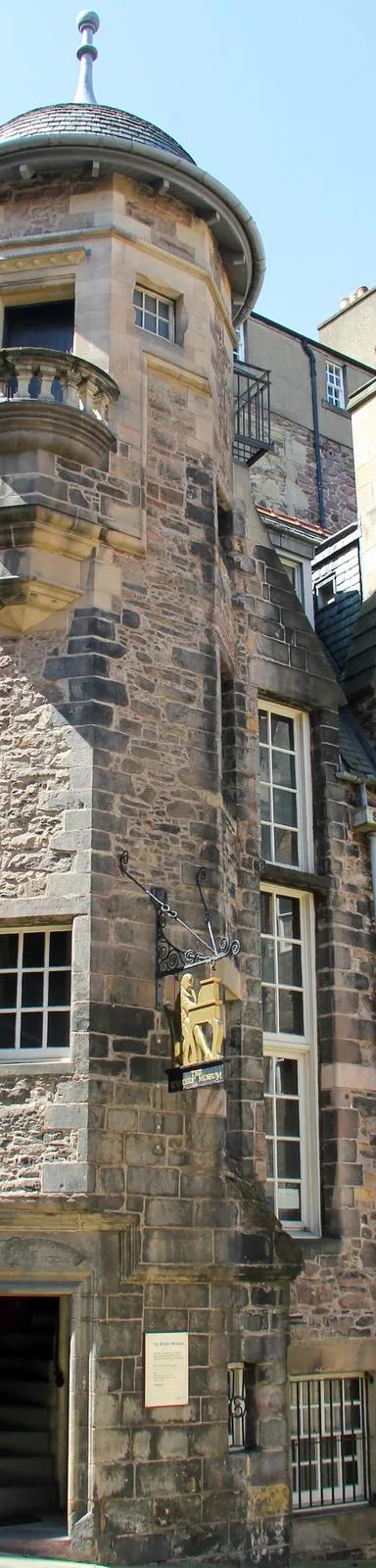 Lady Stair's House, the 17th-century townhouse on Lady Stair's Close that houses The Writers' Museum, Edinburgh