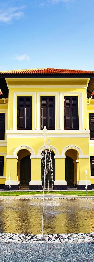 Facade of the Malay Heritage Centre, housed in the former Istana Kampong Glam palace
