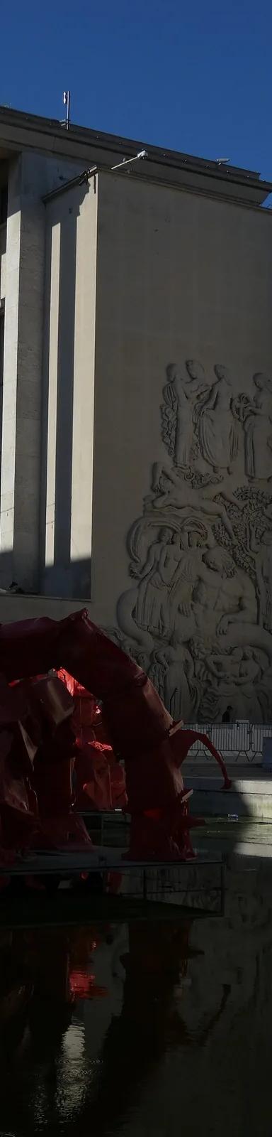 The Art Deco facade of the Palais de Tokyo, home to the Musée d'Art Moderne de Paris
