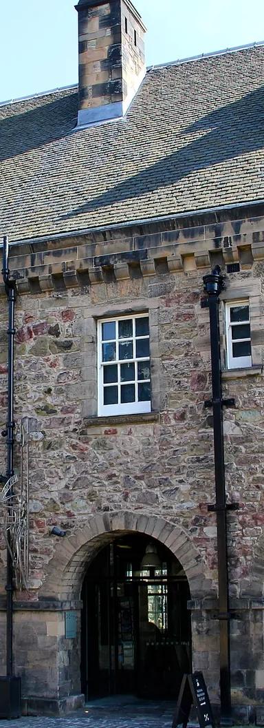 The National War Museum building on Hospital Square inside Edinburgh Castle