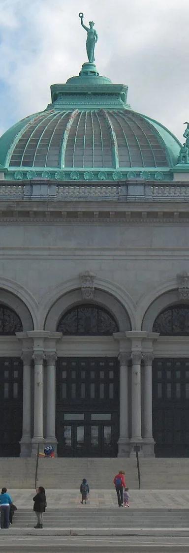 Memorial Hall in West Fairmount Park, the Beaux-Arts 1876 Centennial Exposition building that houses Please Touch Museum