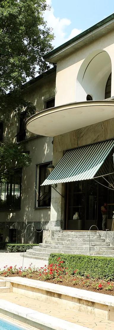 Exterior of Villa Necchi Campiglio in Milan