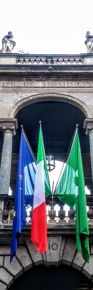 Facade of Palazzo Bagatti Valsecchi on Via Santo Spirito, Milan