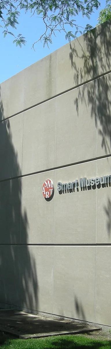 Exterior of the David and Alfred Smart Museum of Art on the University of Chicago campus