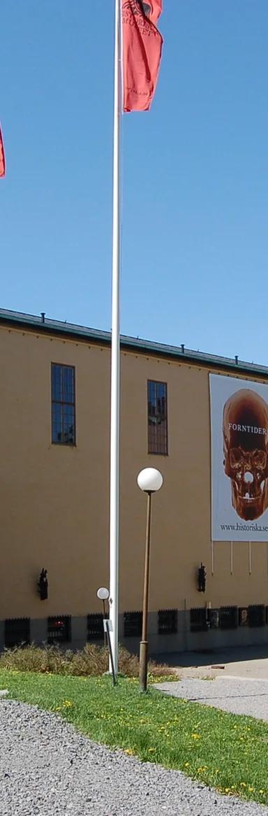 Exterior of the Swedish History Museum on Narvavägen, Stockholm