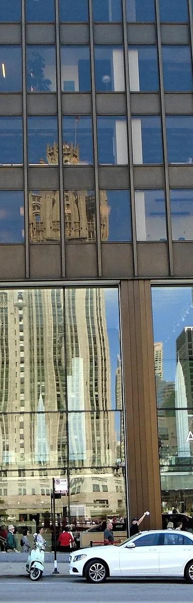 Exterior of the Chicago Architecture Center at 111 E. Wacker Drive, Chicago