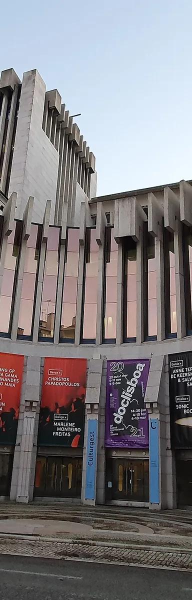 Entrance to Culturgest at the Caixa Geral de Depósitos headquarters in Lisbon