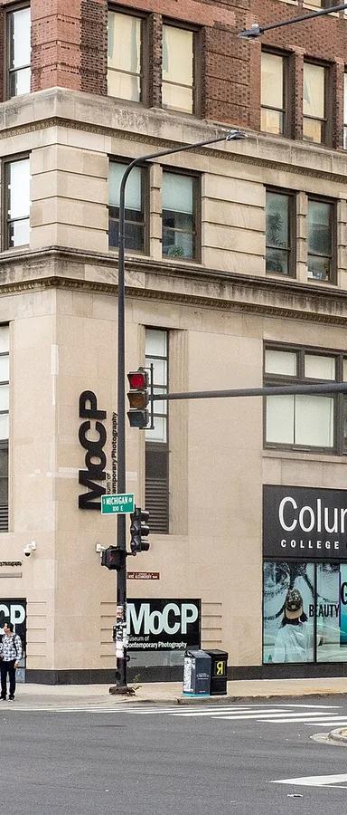 The Museum of Contemporary Photography at 600 South Michigan Avenue, Chicago, seen from the street