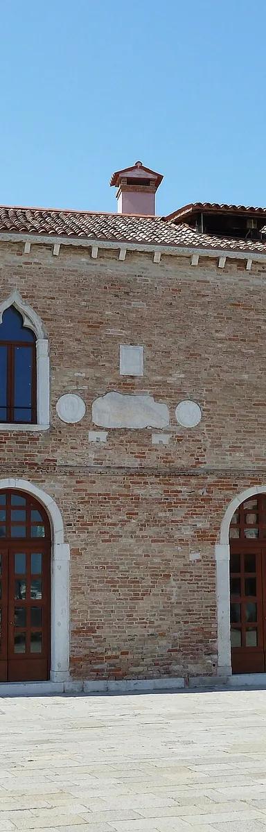 Exterior of the Museo del Merletto, the former Palazzo del Podestà on Piazza Galuppi, Burano